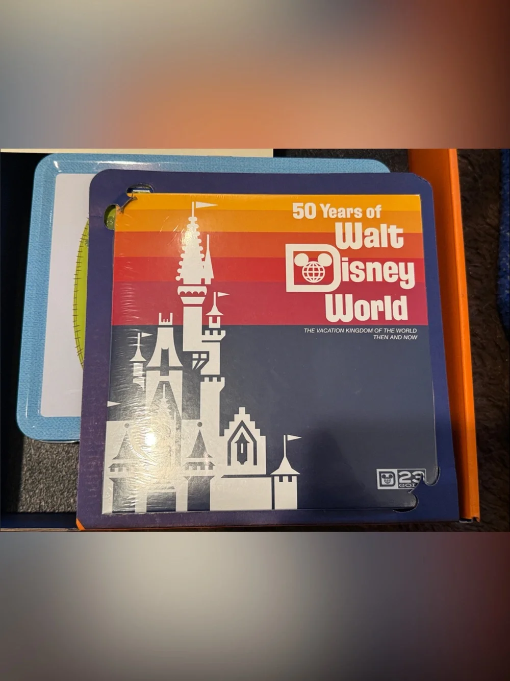 Disney D23 Celebrates 50 Most Magical Years Gift Box. Pins in Lunch Box, & more.